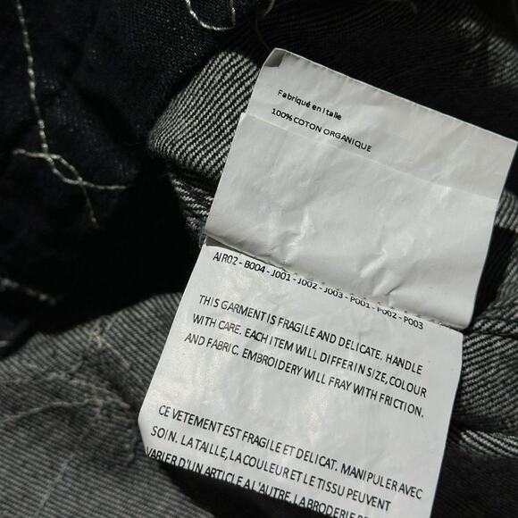 $1,700 Exposed chain link stitch trucker jacket - Picture 5 of 5